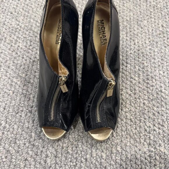 Michael-kors Women's Black and Gold Courts - Picture 2 of 5